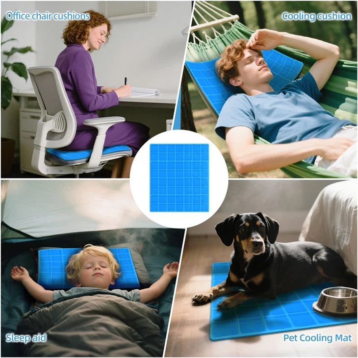 Car Office Cooling Gel Seat Cushion Car Office Cooling Gel Seat Cushion