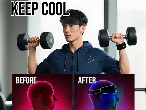 How do I make my own cooling headband?