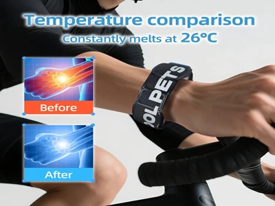 How does a PCM cooling bracelet interact with the body's natural thermoregula...