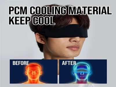 Do PCM Head Cooling Bands have a maximum temperature limit for use?