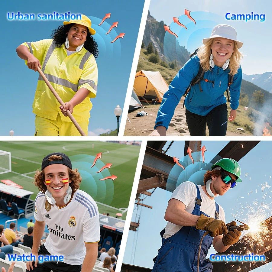 Outdoor World Cup fan zone in hot weather where portable cooling gear supports heat protection Outdoor World Cup fan zone in hot weather where portable cooling gear supports heat protection